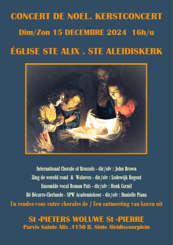 Poster for the christmas concert